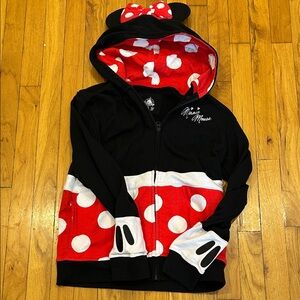 Disney Minnie Black and Red Hoodie